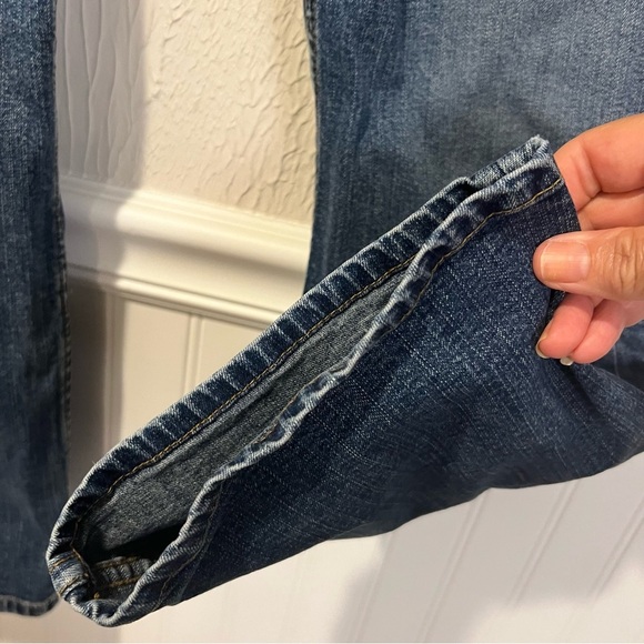 GAP Vintage Blue Mid Rise Ankle length Jeans size 10 - Picture 7 of 12